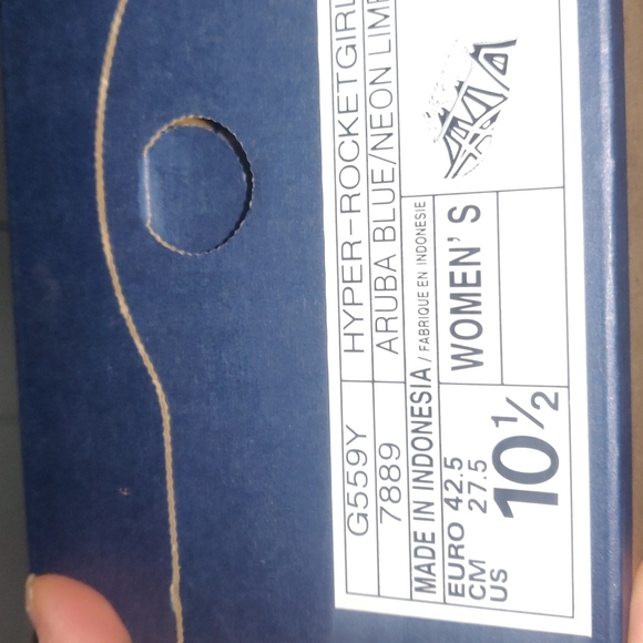 ASICS Hyper Rocketgirl Xc Running Shoes – Womens Aruba Blue Neon Lime Poseidon - Picture 5 of 5